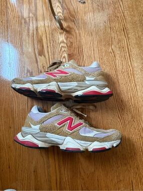 New Balance Tan, Pink & Red 9060’s